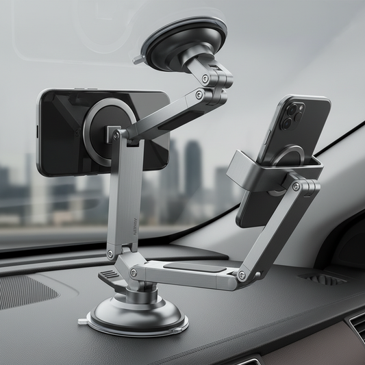 360 Foldable Vacuum Phone Holder Car Mount