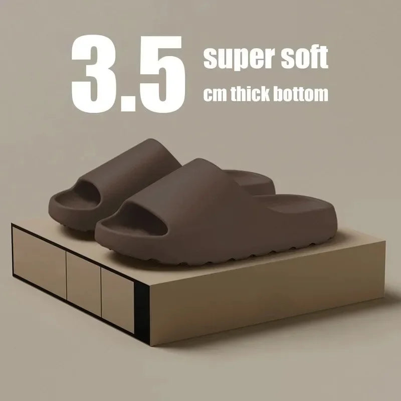 Coconut Slippers Cloud Thick-Soled Sandals Summer Fashion Soft Bottom Beach Men Slippers Women'S Sandals EVA Slides