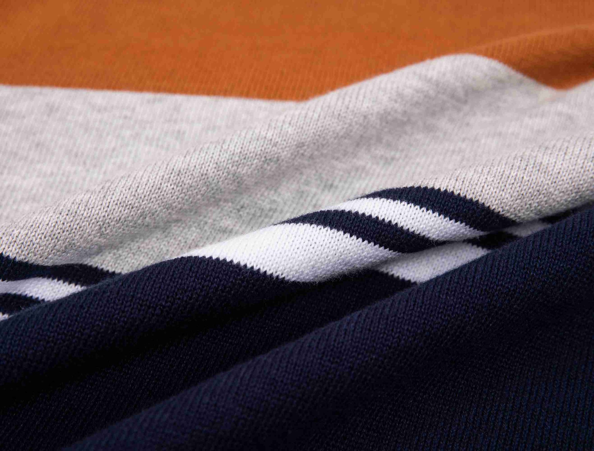 Mens plus Size Cotton Crew Neck Big&Tall Long Sleeve Pullover Navy Mixed Stripe Oversized Sweater 4XL