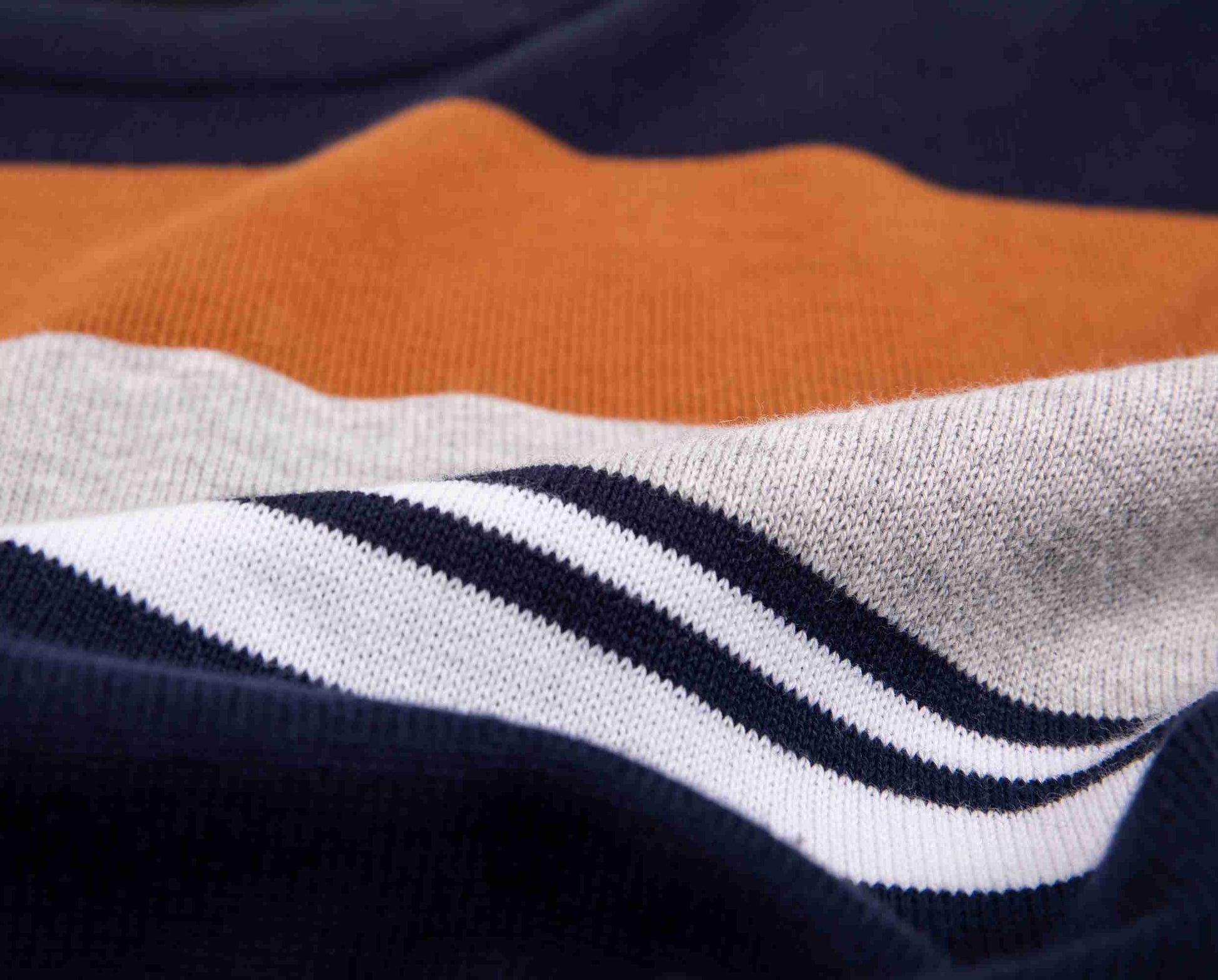 Mens plus Size Cotton Crew Neck Big&Tall Long Sleeve Pullover Navy Mixed Stripe Oversized Sweater 4XL