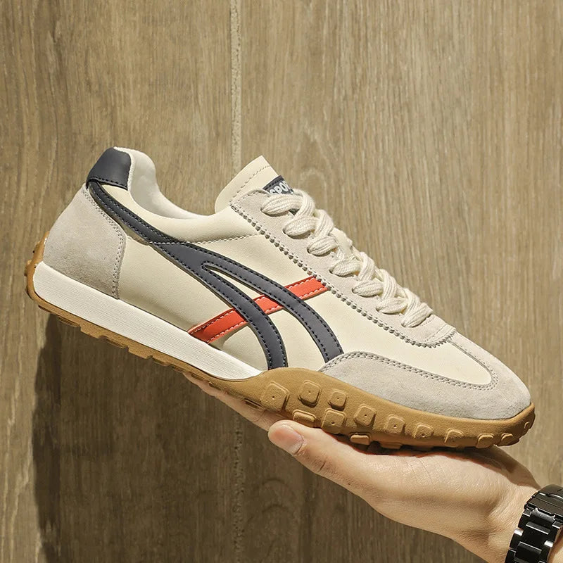 New Men's Casual Shoes High-quality Lightweight White Sneakers Comfortable Stylish Matching Chunky Sole Increasing Skate Shoes