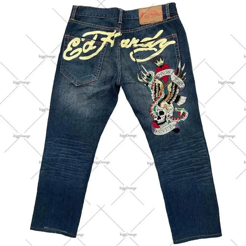 Men’s Baggy Straight Leg Jeans
