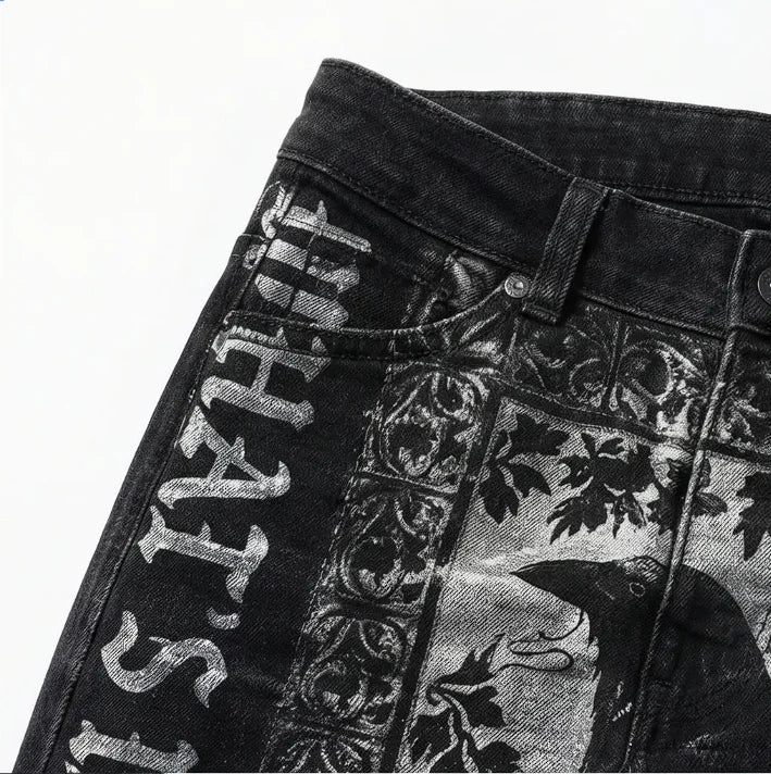 Men’s Dark Wash Straight Jeans