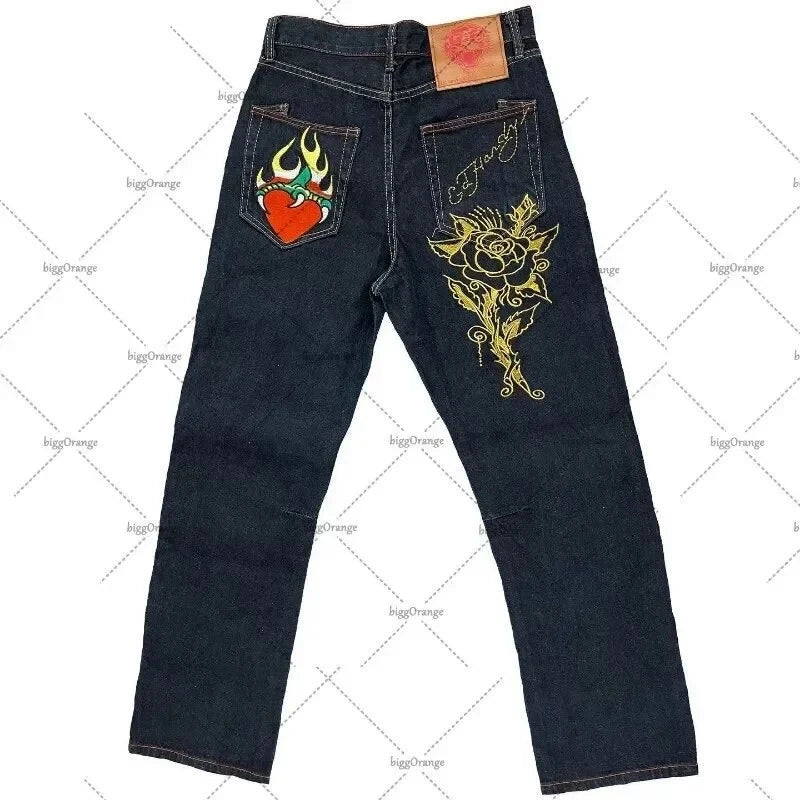 Men’s Baggy Straight Leg Jeans