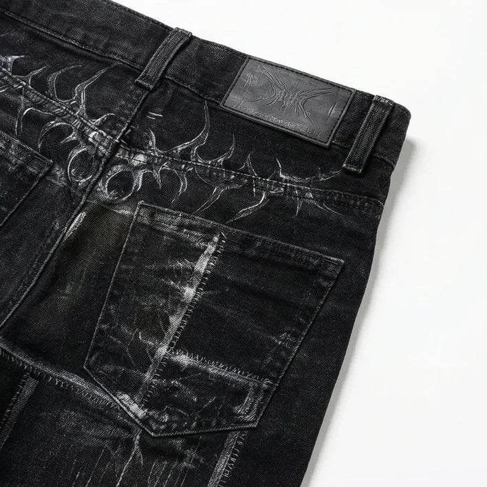 Men’s Dark Wash Straight Jeans