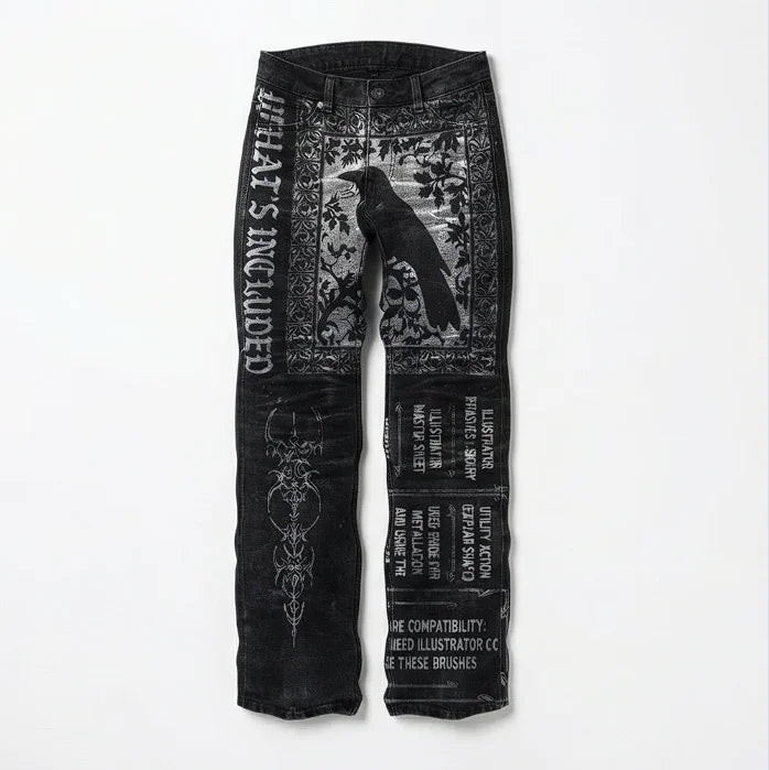 Men’s Dark Wash Straight Jeans