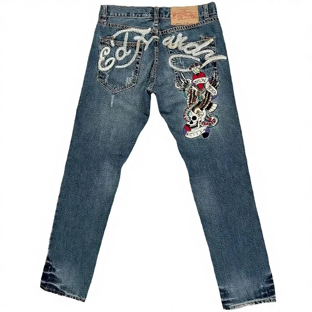 Men’s Baggy Straight Leg Jeans