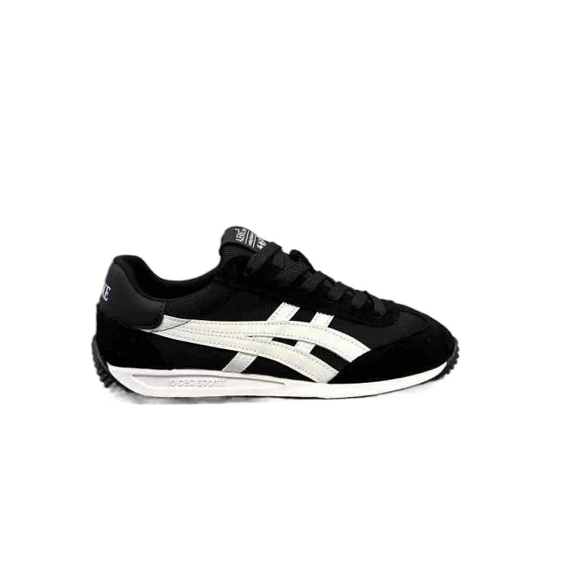 2026 Summer New Arrival -inspired Leather Upper Lace-Up Sneakers Breathable Mesh Carved Floral Wing Pattern Subtle