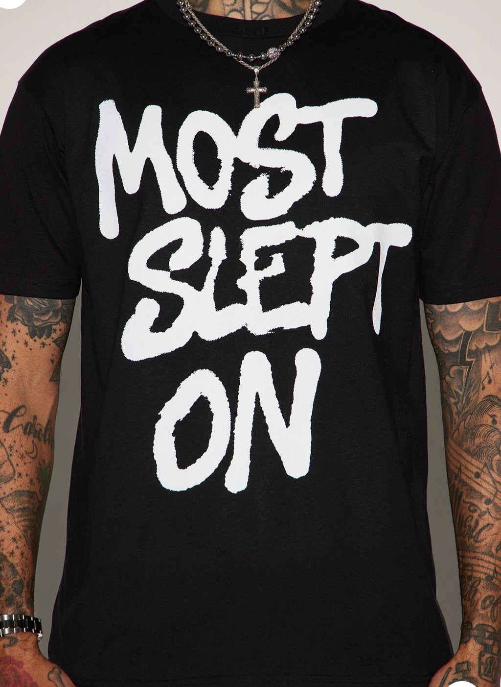 Most slept on short sleeve Tee-Black