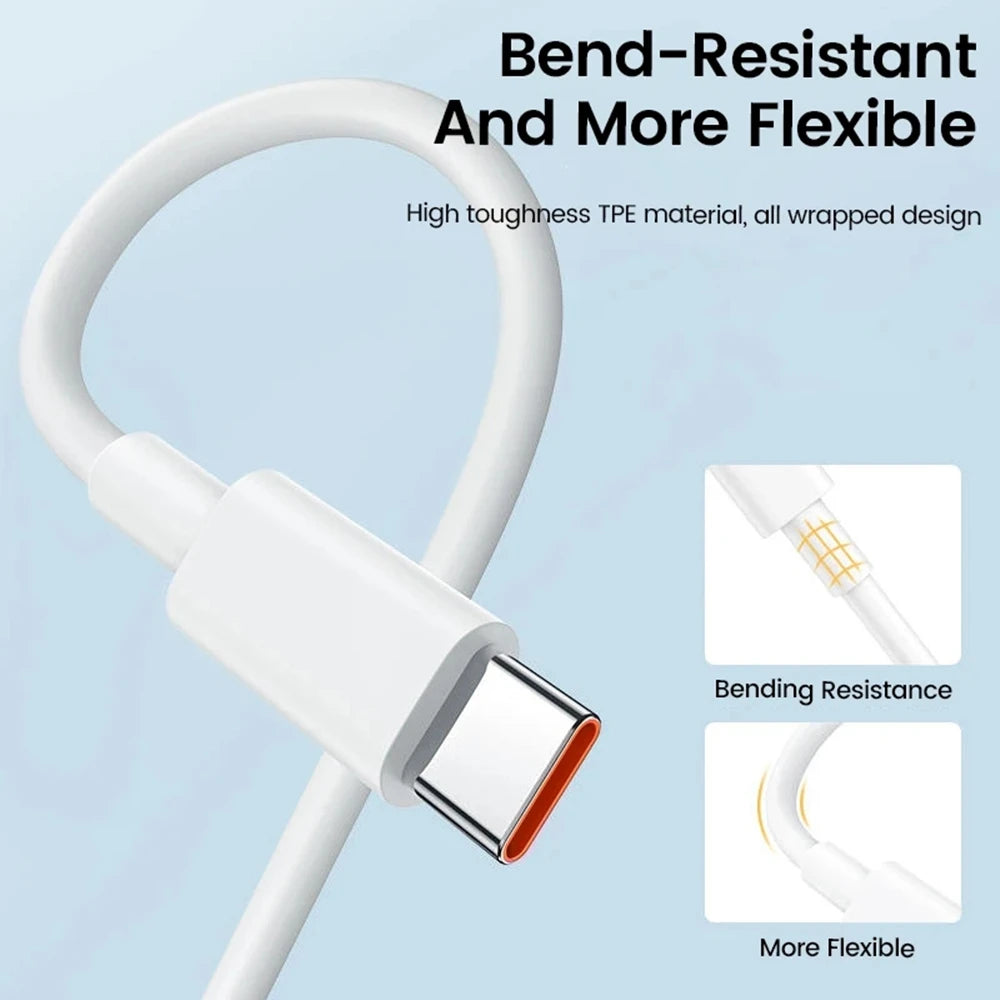 US 67W Ultra Fast Wall Charger For Xiaomi 12 13 14 15 17 Redmi Note 11 12T 13 POCO X5 X6 Pro 6A Type C Quick Charging USB Cable