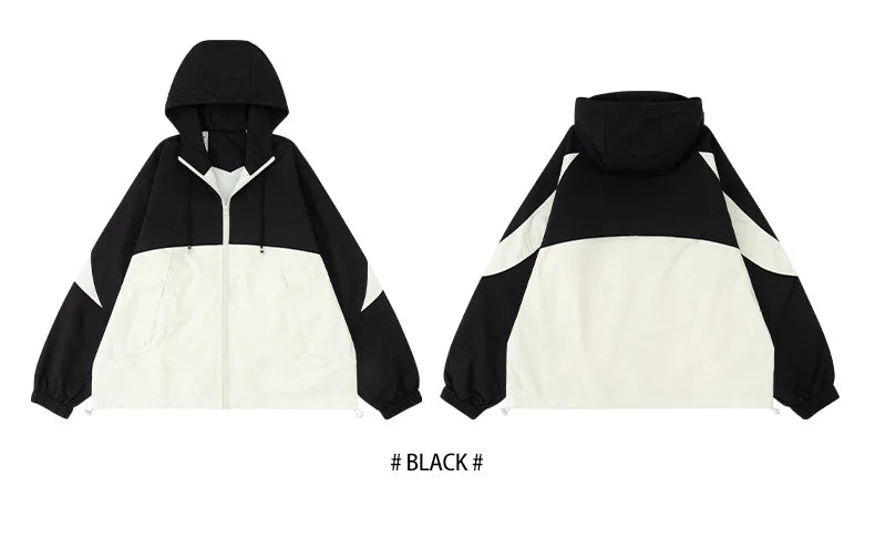 Men’s Hooded Windproof Sports Jacket