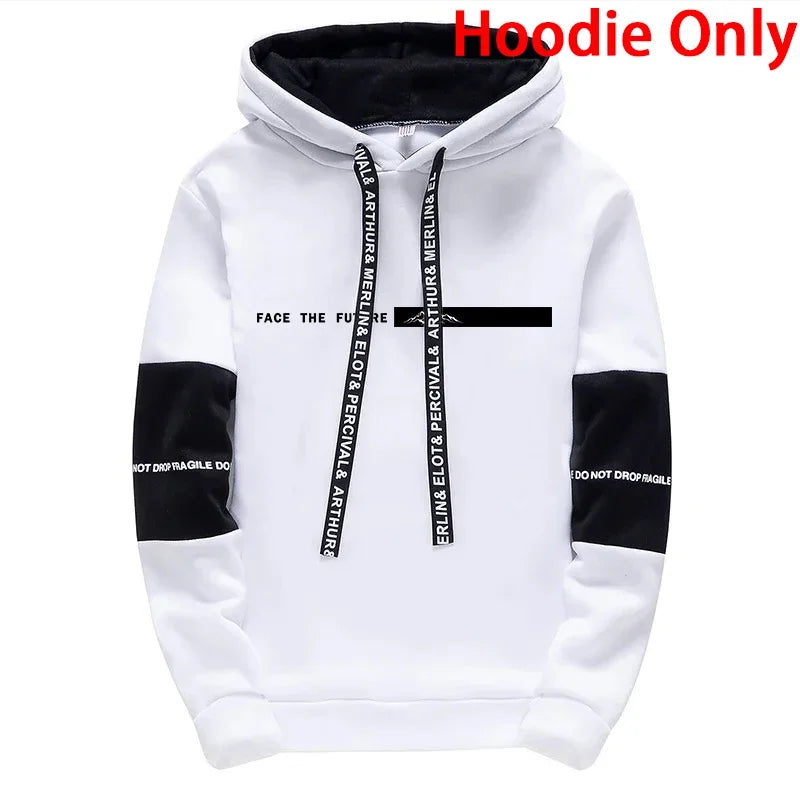 Male Home Outdoor Comfort Soft Jogger Suit 2026 New in Men's Set Hoodie&sweatpants Autumn Daily Casual Fashion Hooded Sportswear