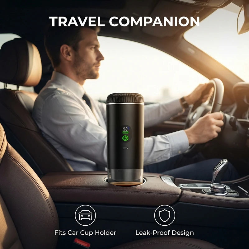 Portable 3-in-1 Espresso Coffee Maker | 20 Bar Travel Coffee Machine
