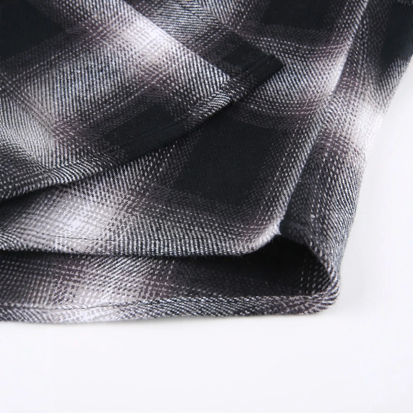 Men's Plaid Long Sleeve Hooded Flannel Shirt Loose Fit Business Casual Spring Outerwear Polyester Machine Washable