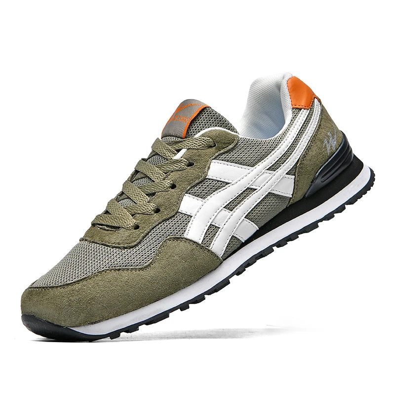 Double Star Training Walking Shoes, Breathable Mesh Sports Shoes, Versatile Fashion Trendy Men's Shoes