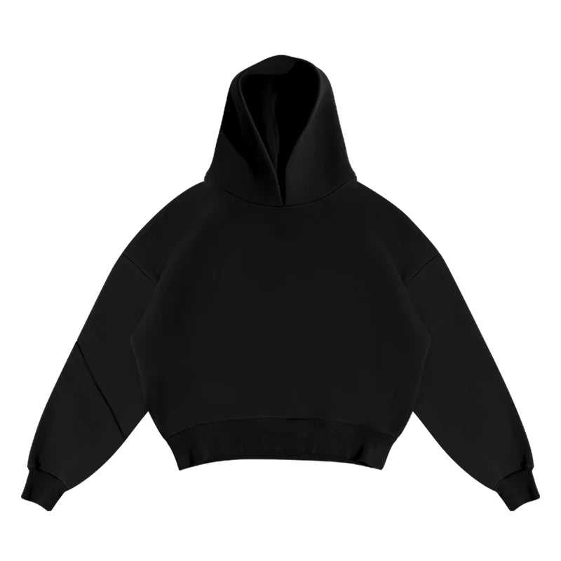 Men’s Vintage Cotton Tracksuit 2-Piece Set | Y2K Hoodie & Straight Pants