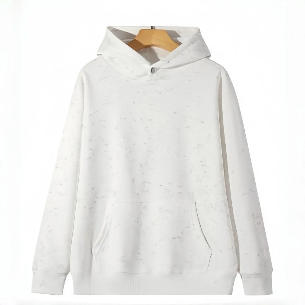 CHREIFIT Men's Tie Dye Hoodie Oversized Streetwear Sweatshirt Casual Cotton Pullover for Autumn Winter Fashion