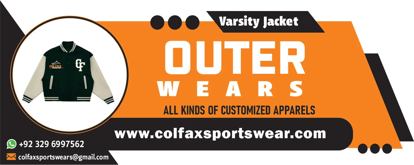 OEM High Quality Custom Men's College Baseball Jacket Embroidered Patch Letterman Plus Size Breathable Outerwear Varsity Jacket