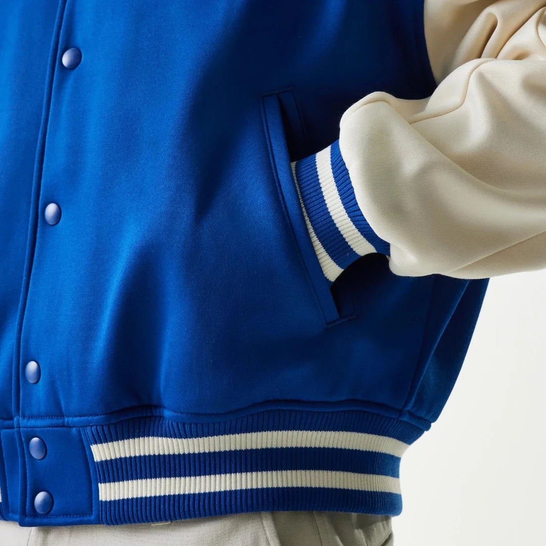OEM High Quality Custom Men's College Baseball Jacket Embroidered Patch Letterman Plus Size Breathable Outerwear Varsity Jacket