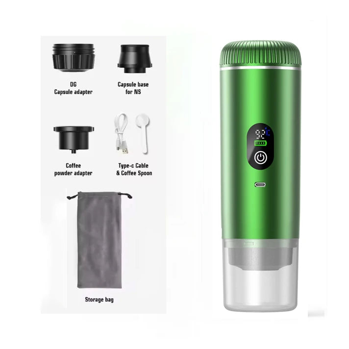 Portable 3-in-1 Espresso Coffee Maker | 20 Bar Travel Coffee Machine