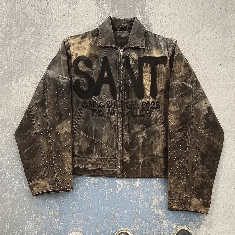 Harajuku Camo Oversized Jacket
