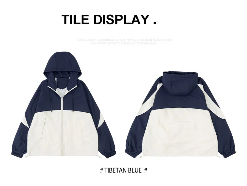 Men’s Hooded Windproof Sports Jacket