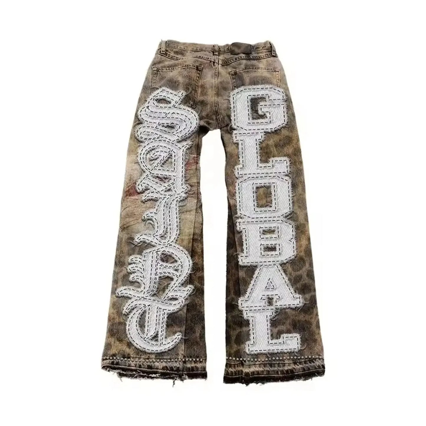 Unisex Y2K Leopard Tracksuit Set