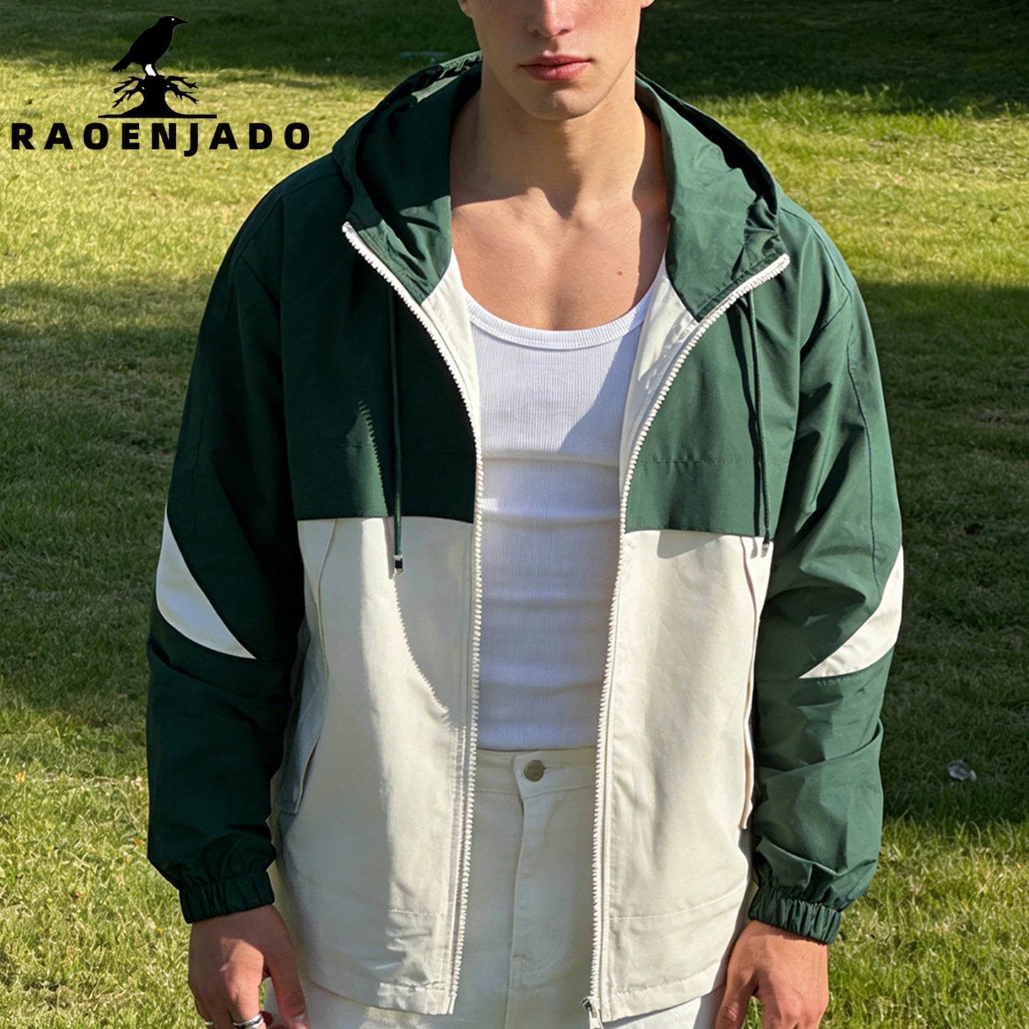 Men’s Hooded Windproof Sports Jacket