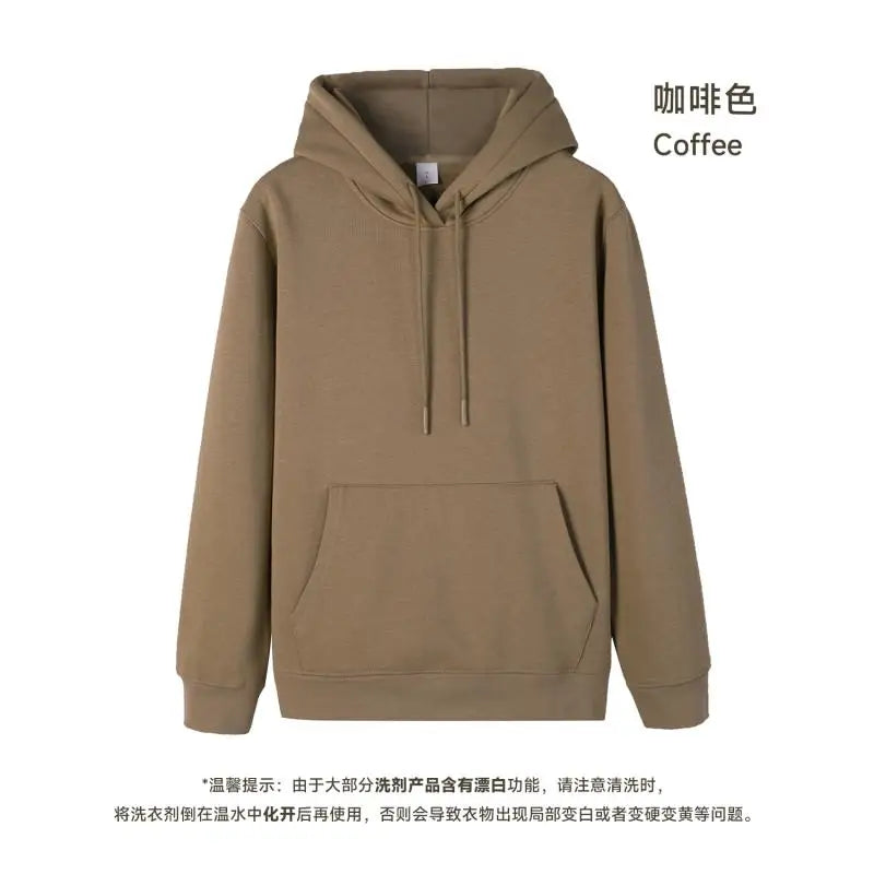 Custom LOGO DIY 450gsm Heavy Weight Cotton Soft Hooded Sweater Men Thickened Polar Fleece Pullover Hoodie Women Warm Winter