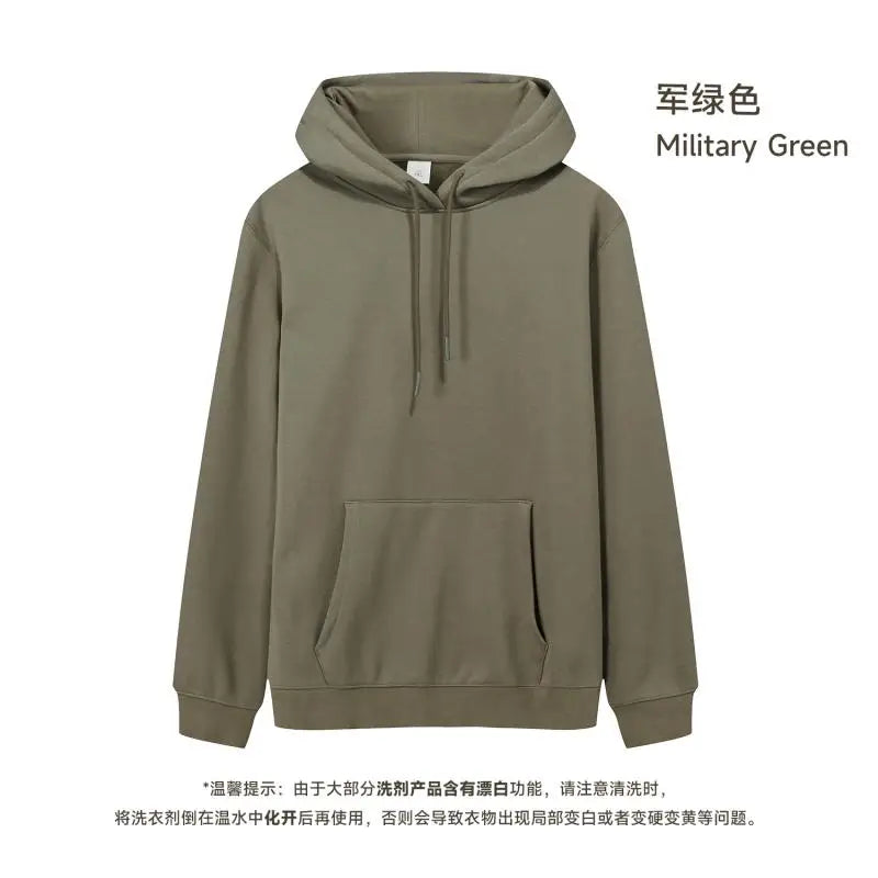 Custom LOGO DIY 450gsm Heavy Weight Cotton Soft Hooded Sweater Men Thickened Polar Fleece Pullover Hoodie Women Warm Winter