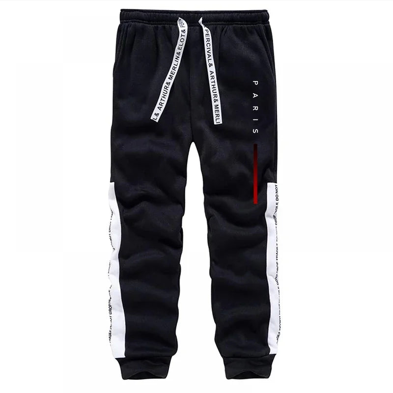 Paris Fashion Hoodie Streetwear Men's Set Hooded Sweatshirt Sweatpants Male All Season Daily Casual Sports Pullover Jogger Pants