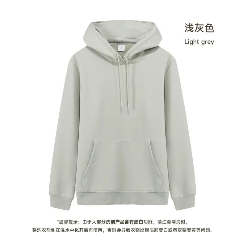 Custom LOGO DIY 450gsm Heavy Weight Cotton Soft Hooded Sweater Men Thickened Polar Fleece Pullover Hoodie Women Warm Winter