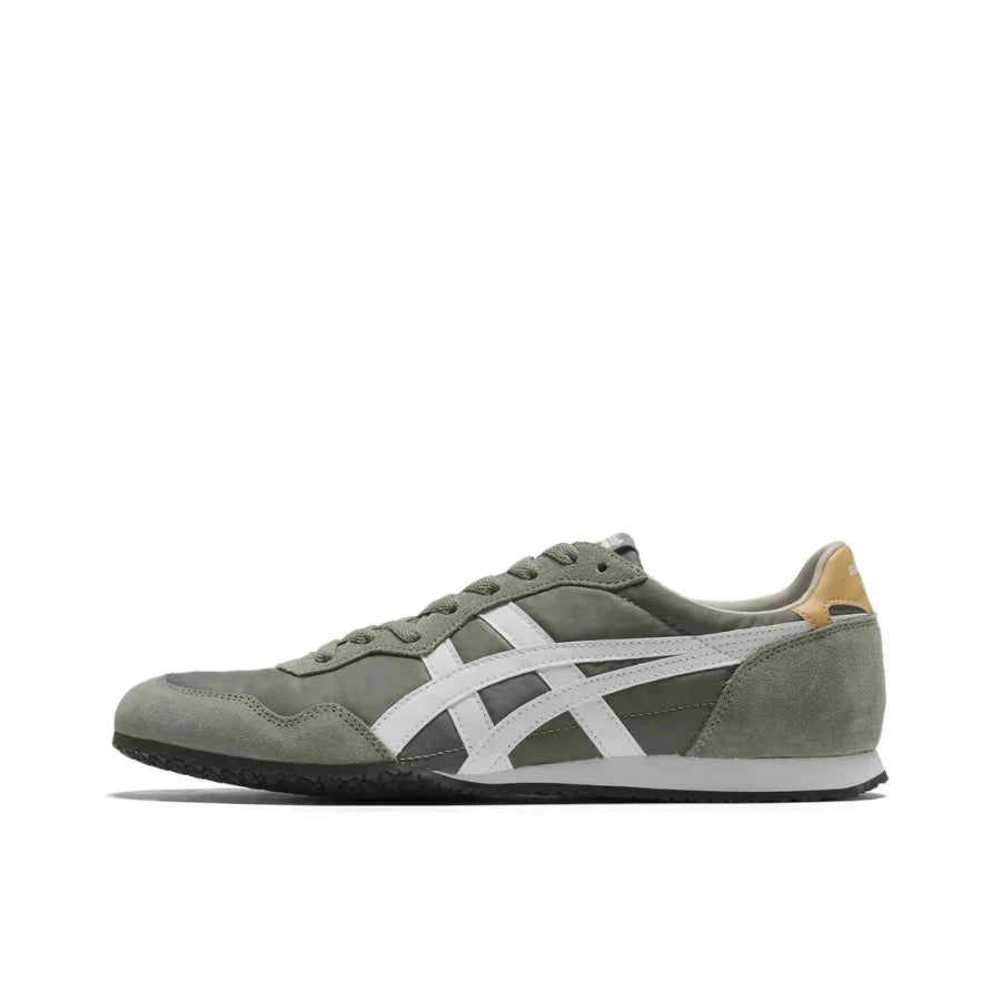 Onitsuka Tiger Serrano Comfortable, Snug-Fit, High-Performance, Non-Slip Low-Top Sneakers (Unisex) - Gray 1183B400-304