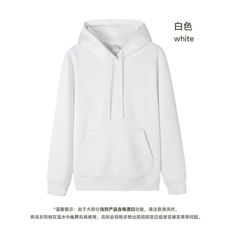 450GSM Heavy Weight Cotton Soft Touch Hooded Sweater Men Thickened Polar Fleece Pullover Hoodie Women Sweatshirt Warm Winter