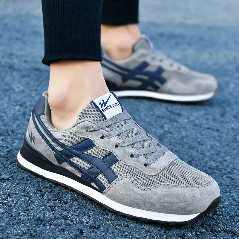Double Star Training Walking Shoes, Breathable Mesh Sports Shoes, Versatile Fashion Trendy Men's Shoes