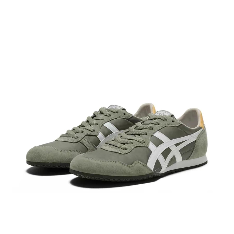 Onitsuka Tiger Serrano Comfortable, Snug-Fit, High-Performance, Non-Slip Low-Top Sneakers (Unisex) - Gray 1183B400-304
