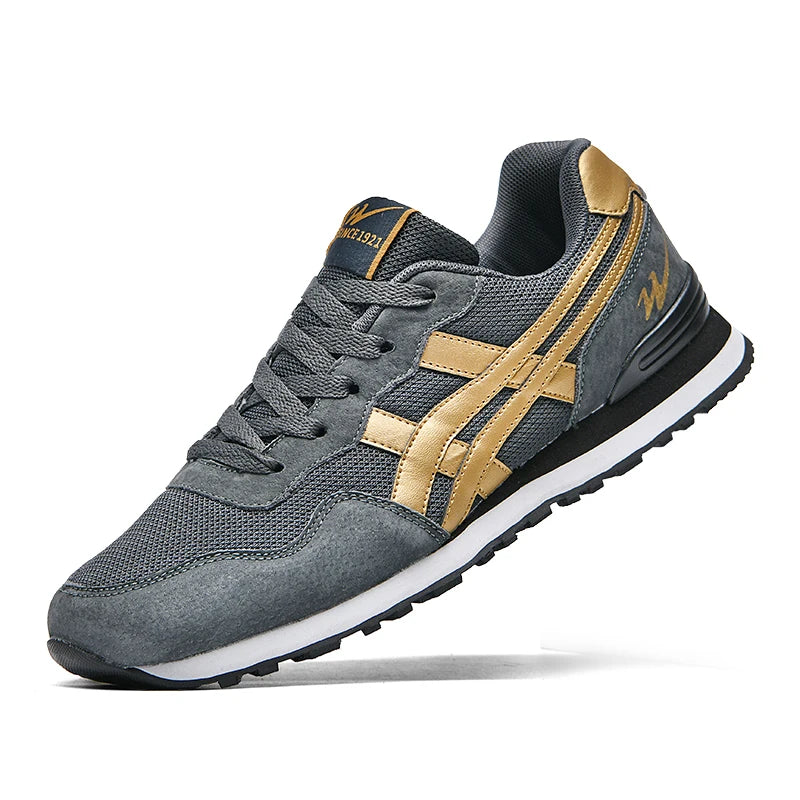 Double Star Training Walking Shoes, Breathable Mesh Sports Shoes, Versatile Fashion Trendy Men's Shoes