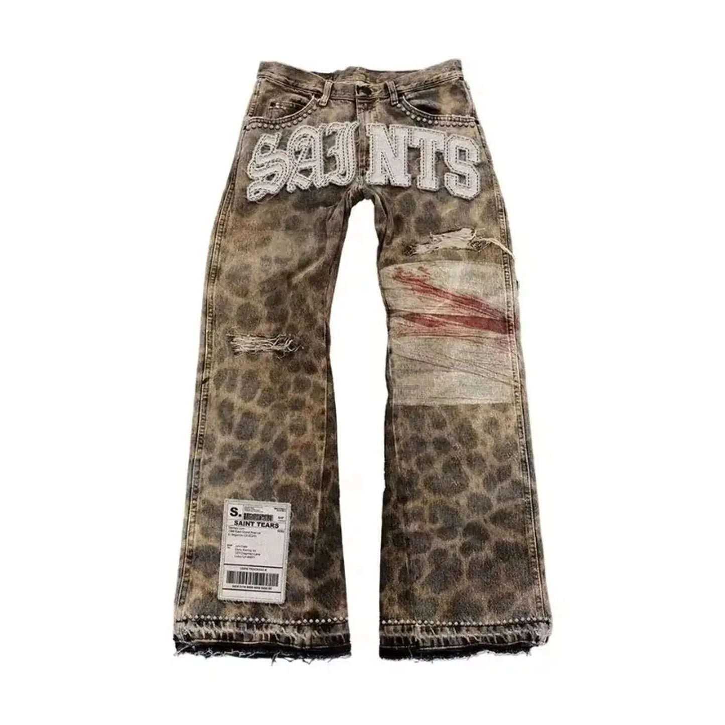 Unisex Y2K Leopard Tracksuit Set