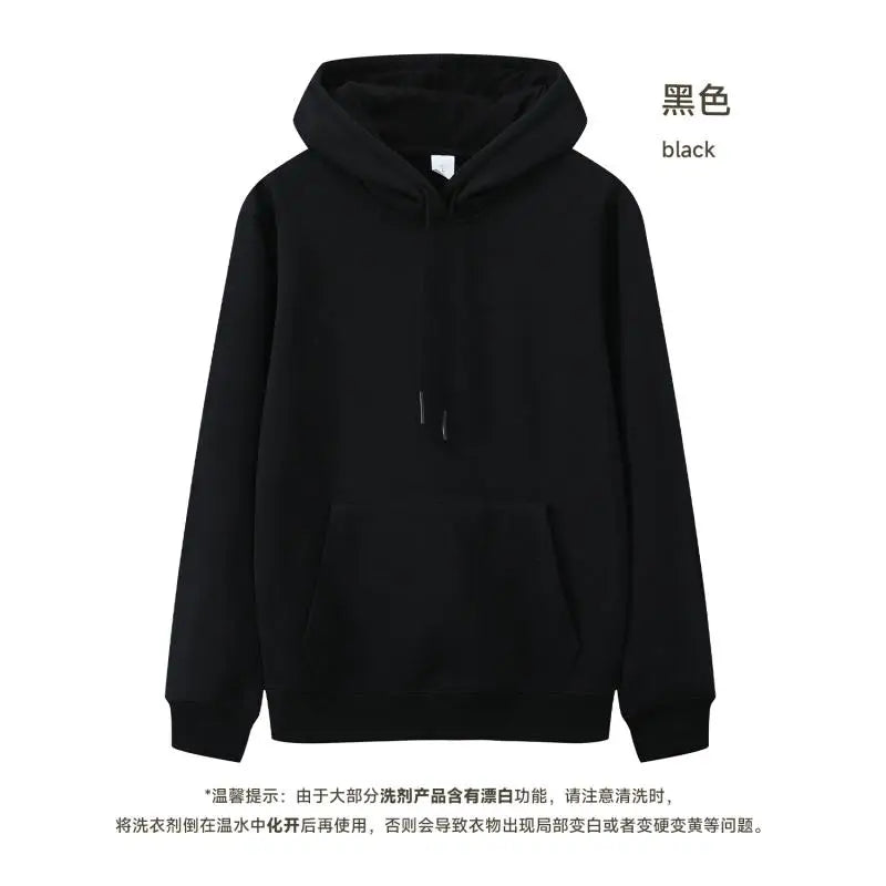 Custom LOGO DIY 450gsm Heavy Weight Cotton Soft Hooded Sweater Men Thickened Polar Fleece Pullover Hoodie Women Warm Winter