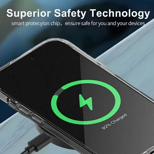 15W Magnetic Wireless Charger Stand for iPhone 12–17