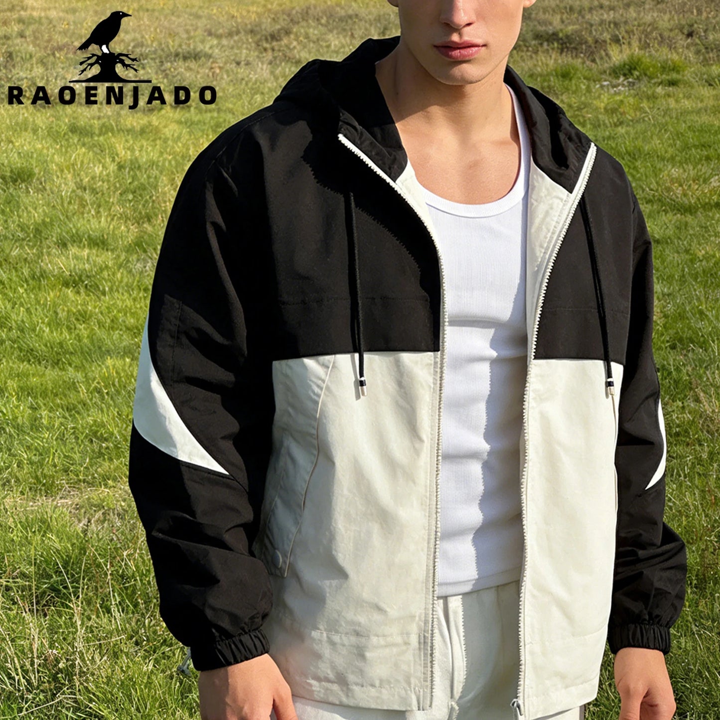 Men’s Hooded Windproof Sports Jacket