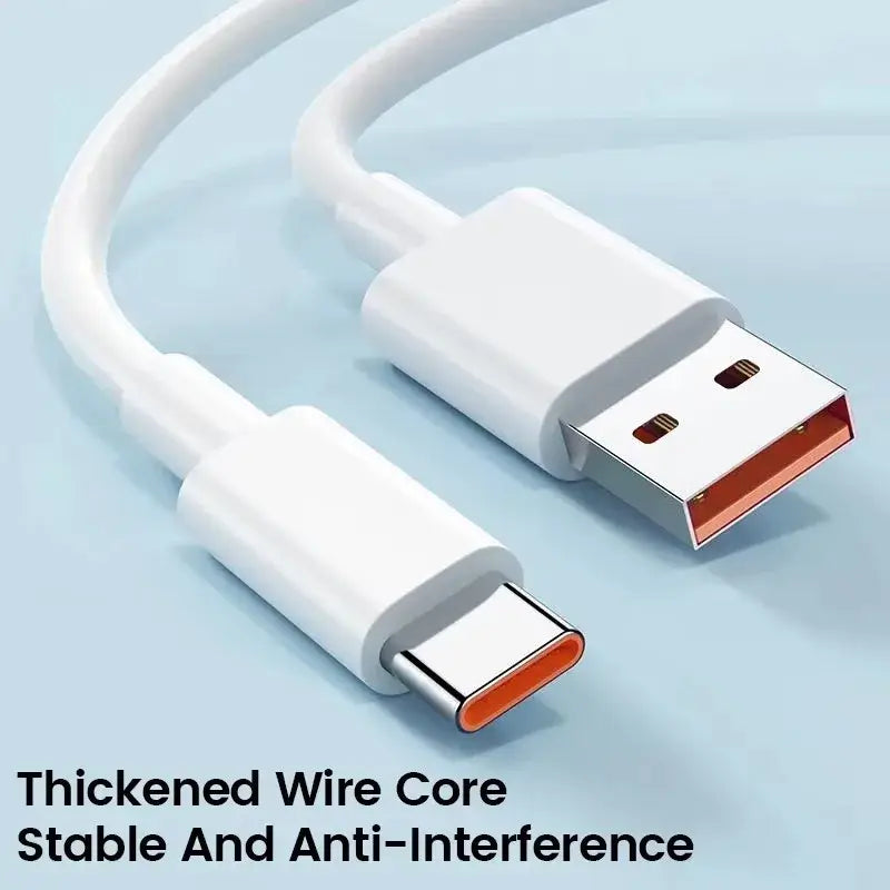 6A 67W Fast USB Charger for Xiaomi 10 11 12 Lite 13T 14 Redmi Note 10S 11S 11T 12 13 Pro POCO Turbo Charge Type C Charging Cable
