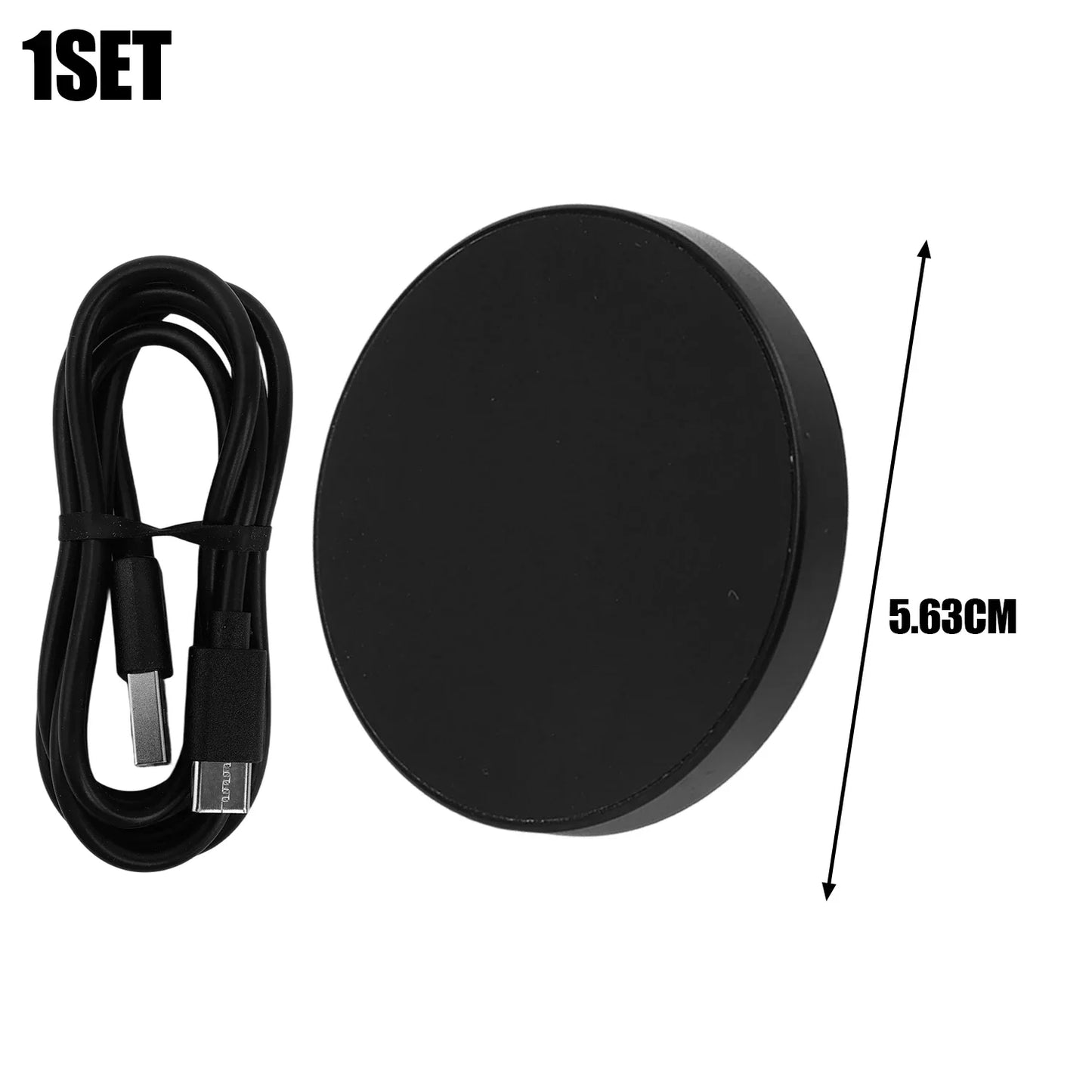 15W Magnetic Wireless Charger Cable Desktop Phone Holder for Magsafe for IPhone 12 13 14 15 16 17 Pro Max Fast Charging Dock
